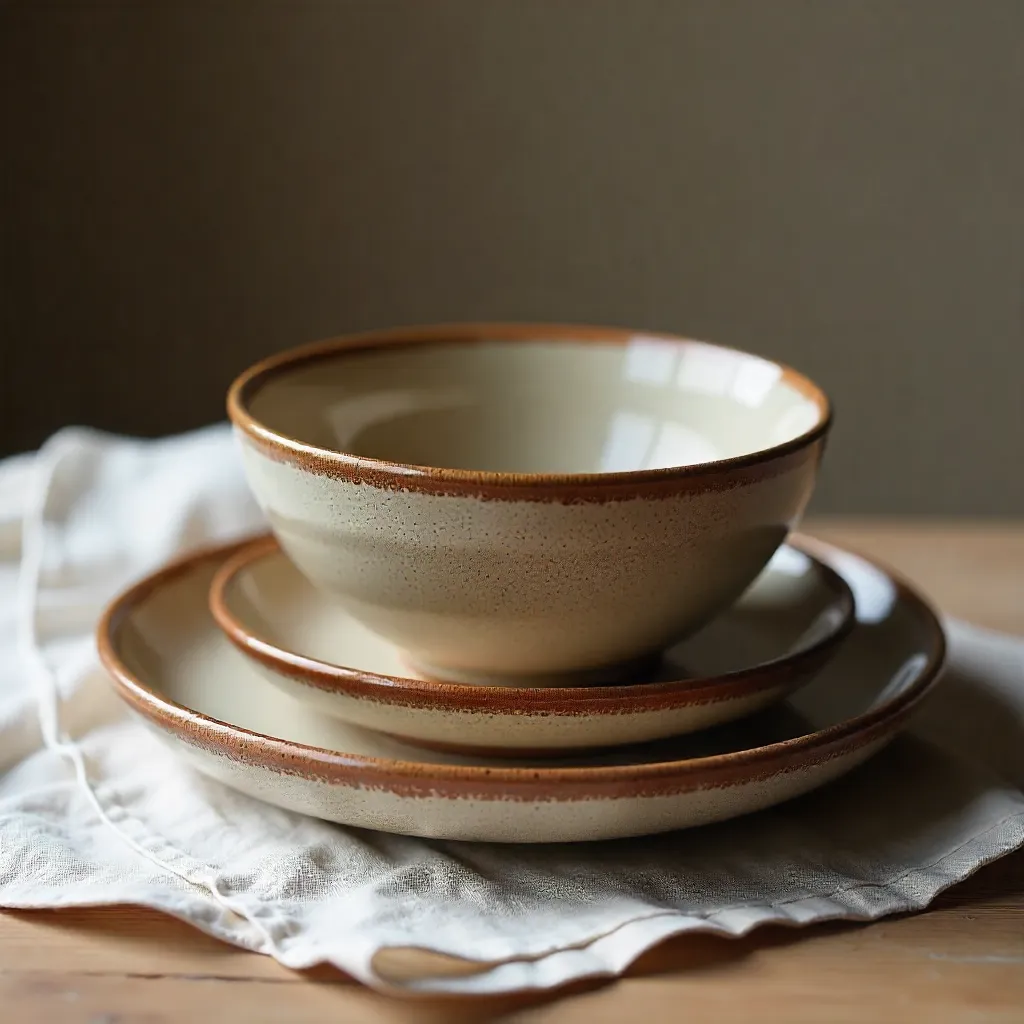 Serviesgoed in huiselijke omgeving